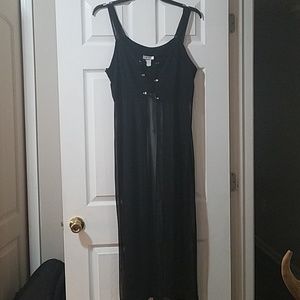 Gothic corset style sheer top